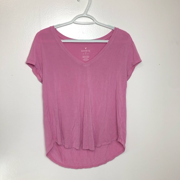 American Eagle Outfitters Tops - American Eagle Pink T-shirt